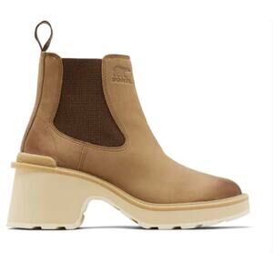 Sorel Women's Hi-Line Heel Chelsea Boots, Brown Size 10